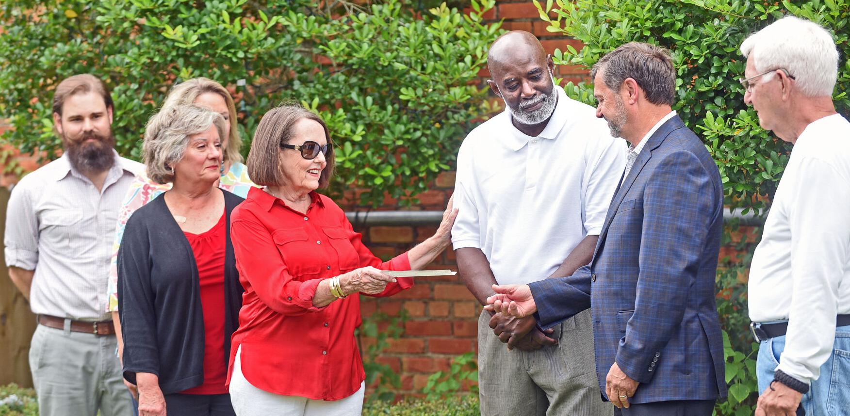Dale County Republican Committee donates to Wilbur Jackson Mural Project